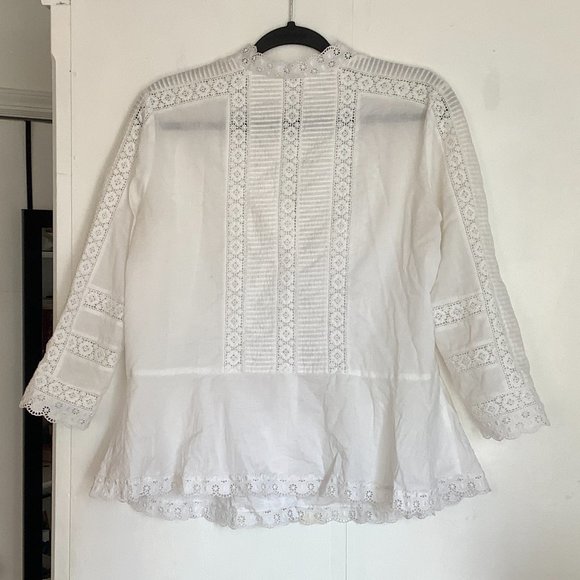 OSCAR DE LA RENTA VINTAGE BLOUSE - Picture 3 of 7